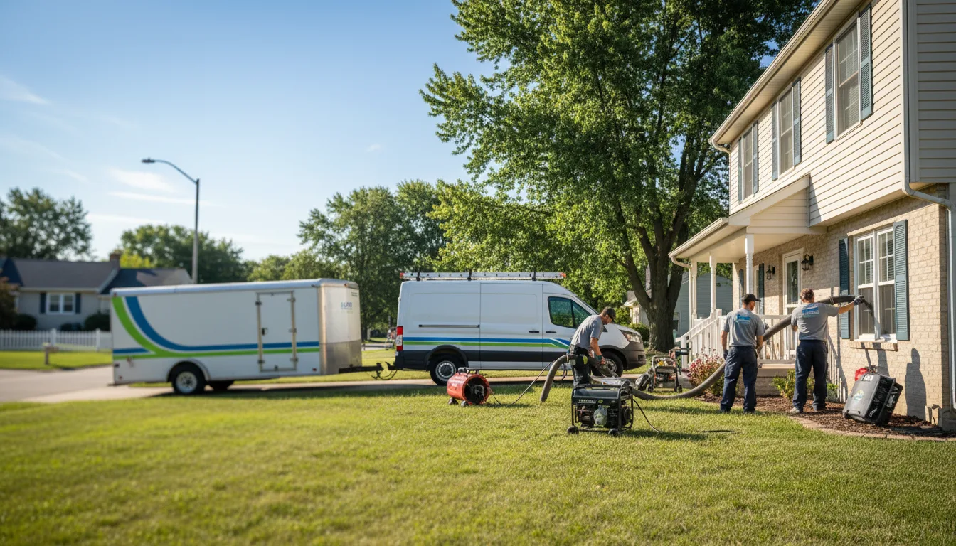 Flooded Basement Restoration And Cleanup With Repair in Durango, IA near me